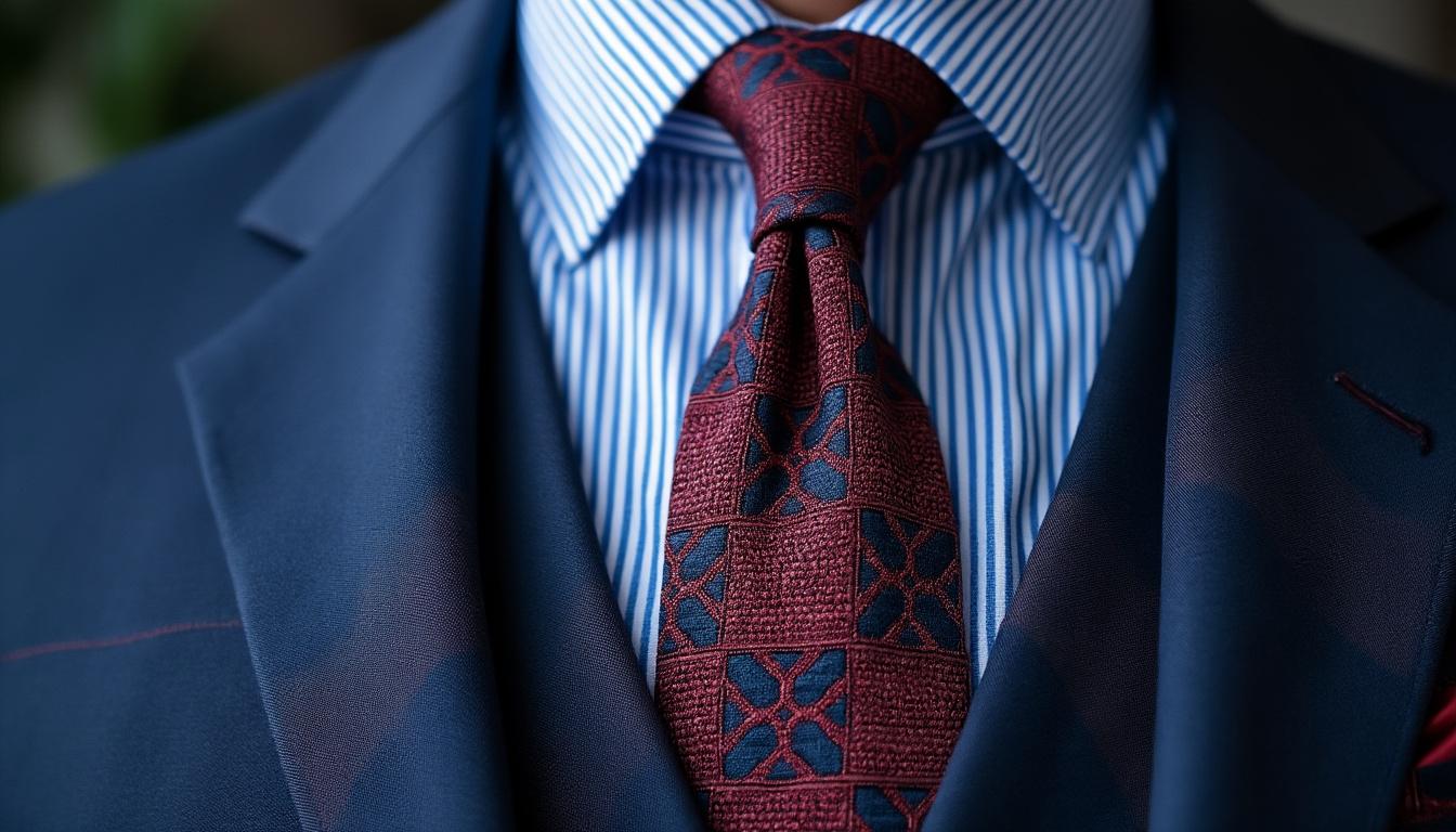 découvrez pourquoi la cravate homme en costume bleu marine est un indispensable de votre garde-robe. alliant élégance et polyvalence, elle s'accorde parfaitement avec différentes tenues pour des occasions variées. apportez une touche de sophistication à votre style avec cet accessoire incontournable.