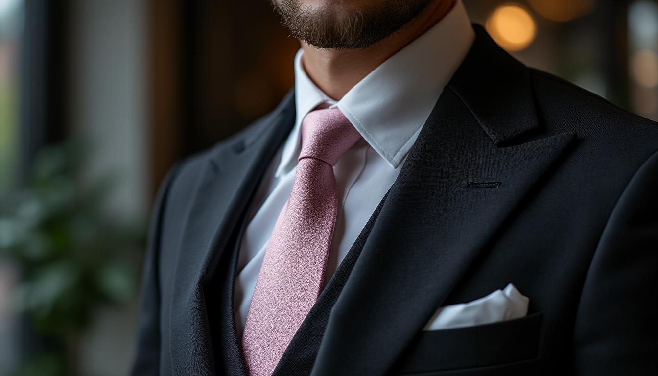 découvrez pourquoi la cravate rose pâle est un accessoire indispensable dans la garde-robe masculine. alliant élégance et modernité, elle apporte une touche de raffinement à toutes vos tenues. apprenez comment la porter et les occasions idéales pour l'adopter dans cet article fashion incontournable.