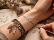 découvrez l'histoire fascinante du bijou bohème chic et du tatouage bracelet avec initiale, ainsi que leur évolution à travers le temps, alliant élégance et expression personnelle.