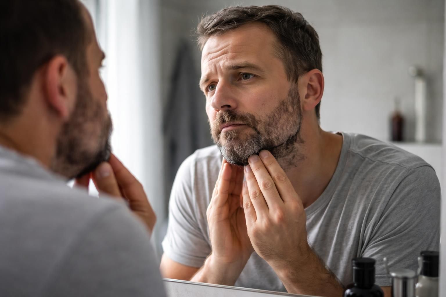 découvrez des conseils pratiques pour gérer la pelade de barbe, lutter contre les zones clairsemées et retrouver une barbe uniforme et dense.