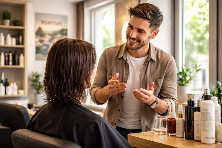 découvrez nos conseils experts pour entretenir vos cheveux après une coupe chez votre coiffeur à pontivy et garder une coiffure parfaite au quotidien.