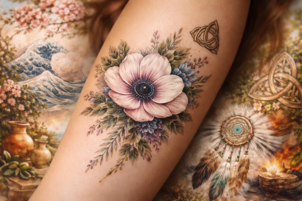 explorez la signification du tatouage anémone à travers diverses cultures et découvrez les symboliques uniques associées à ce motif floral.
