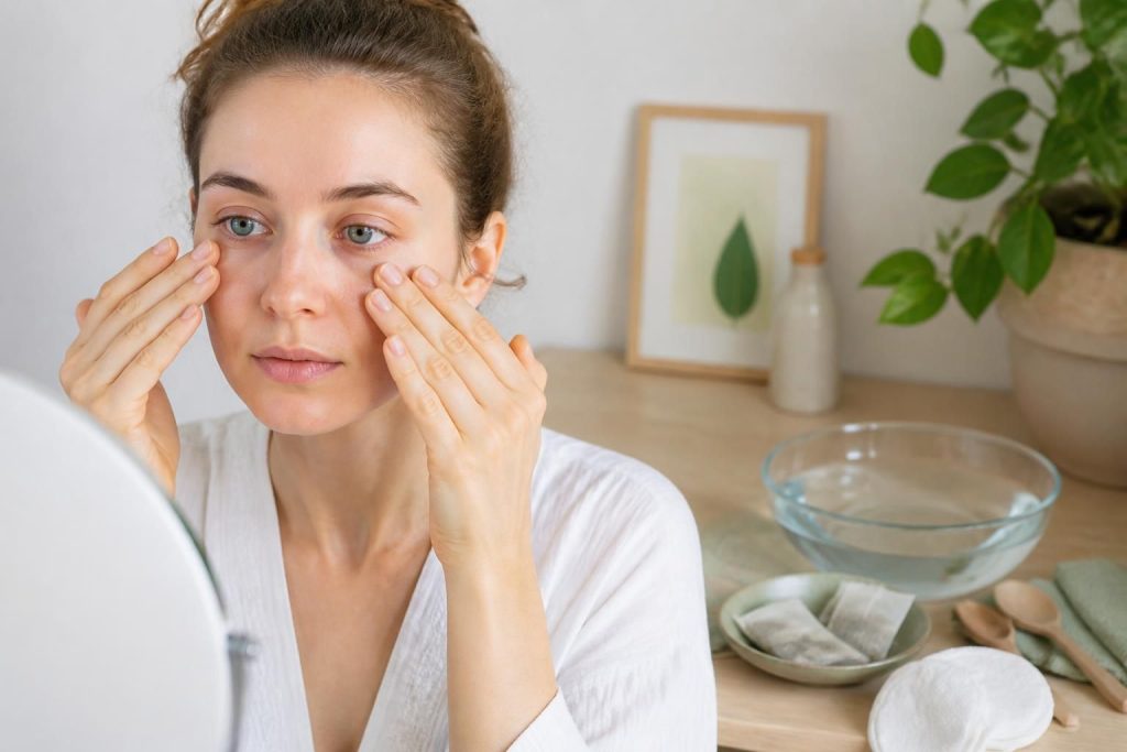 découvrez les meilleures astuces naturelles pour dissimuler efficacement vos cernes rapidement, sans utiliser de maquillage.