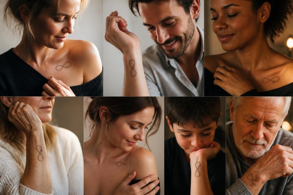 découvrez des témoignages inspirants de personnes ayant choisi un tatouage infini avec prénom, symbole d'amour et d'engagement intemporel.