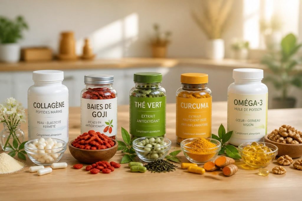 découvrez le top 5 des compléments alimentaires anti-âge incontournables pour préserver votre jeunesse et votre vitalité. intégrez-les dès aujourd'hui dans votre alimentation pour un effet bénéfique sur votre peau et votre bien-être.